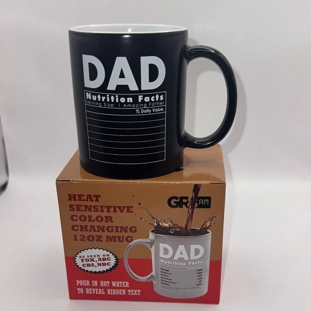 GR8AM Heat Sensitive Color Changing Mug for dad